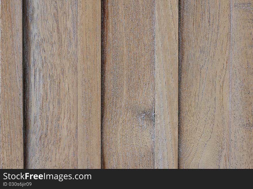 Texture of wood partition design element in dark brown color