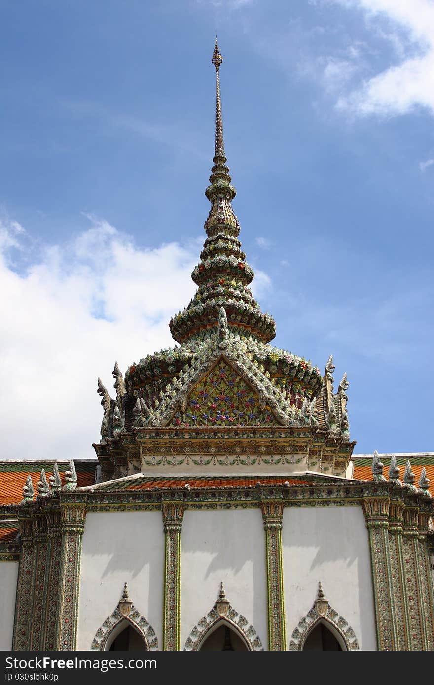 Pagoda of the Temple in Thailand