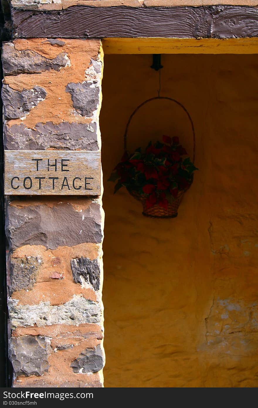 Doorway of cottage in Exmoor