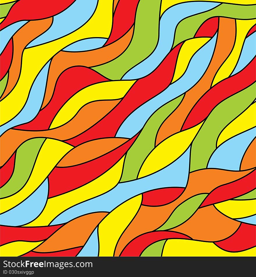 Abstract seamless pattern. Vector illustration