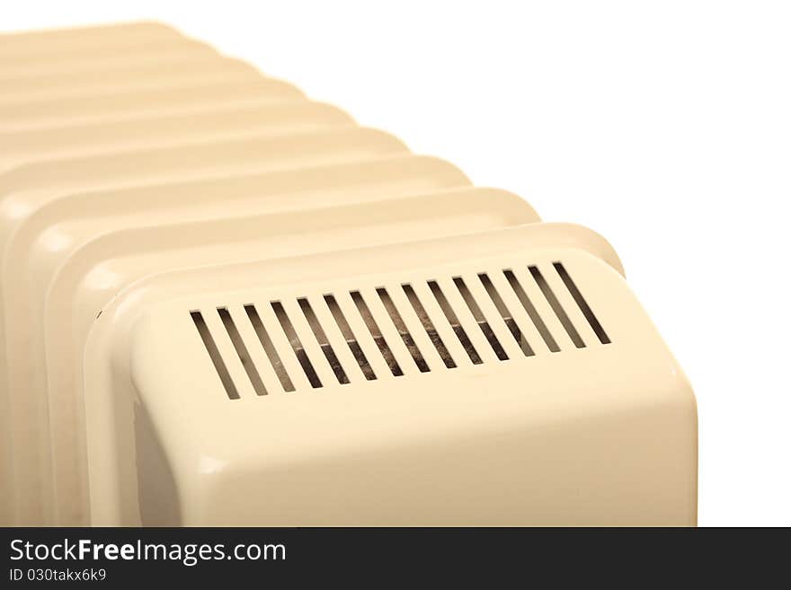 Heatings isolated on a white background