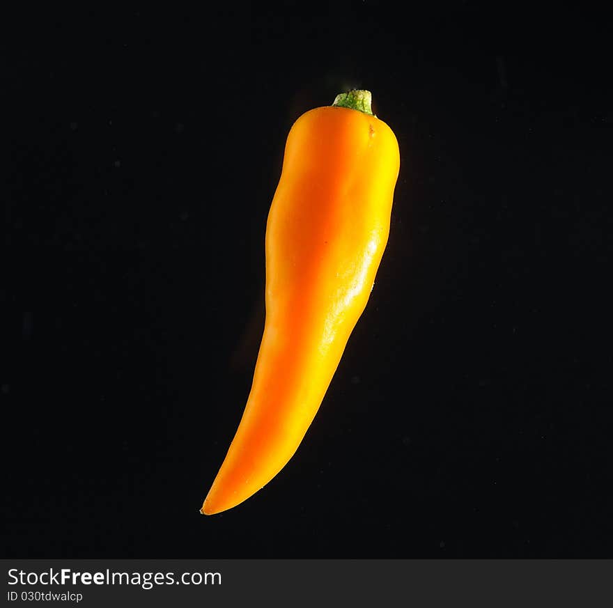 Close Up Of Yellow Chilli