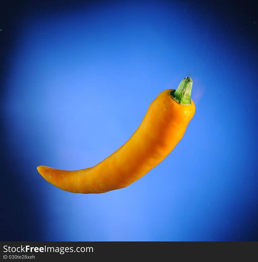 Close Up Of Yellow Chilli