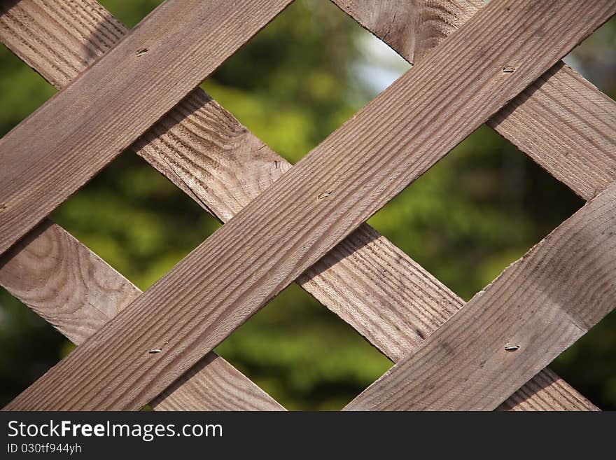 Wooden grate