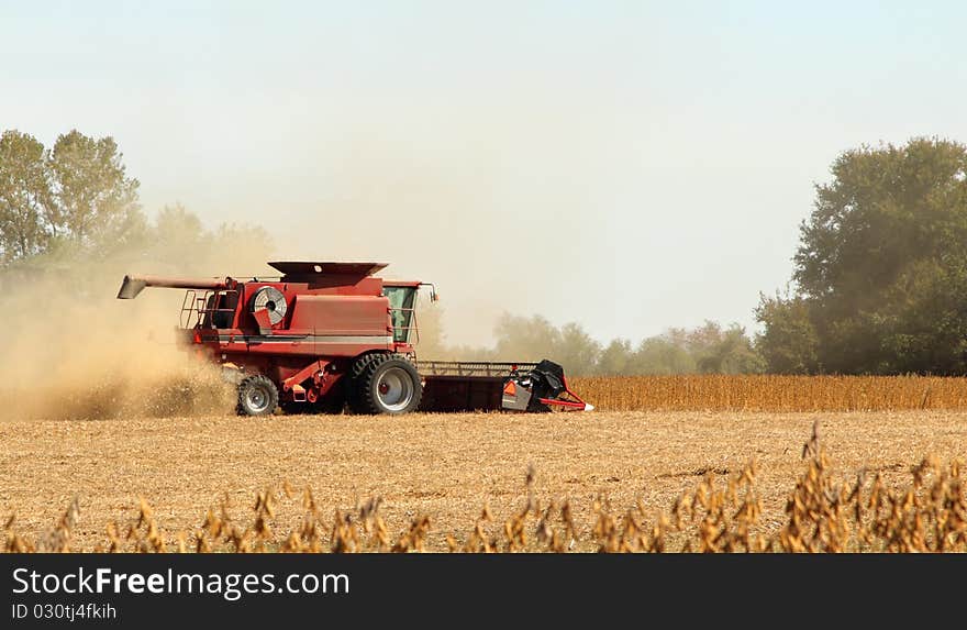 Combining Soybeans