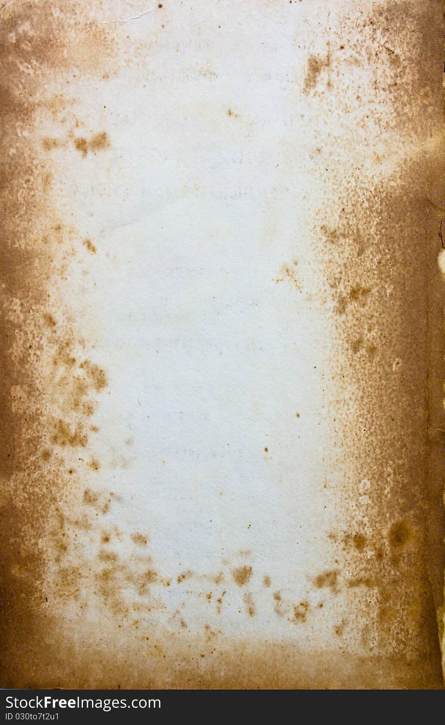 Grunge paper of old book's back cover. Grunge paper of old book's back cover