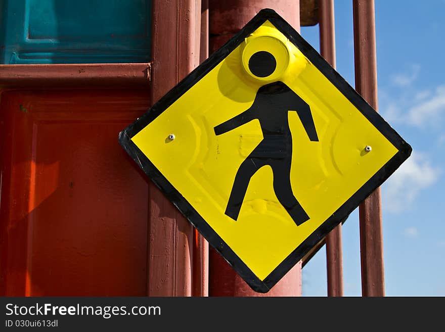 Crosswalk sign