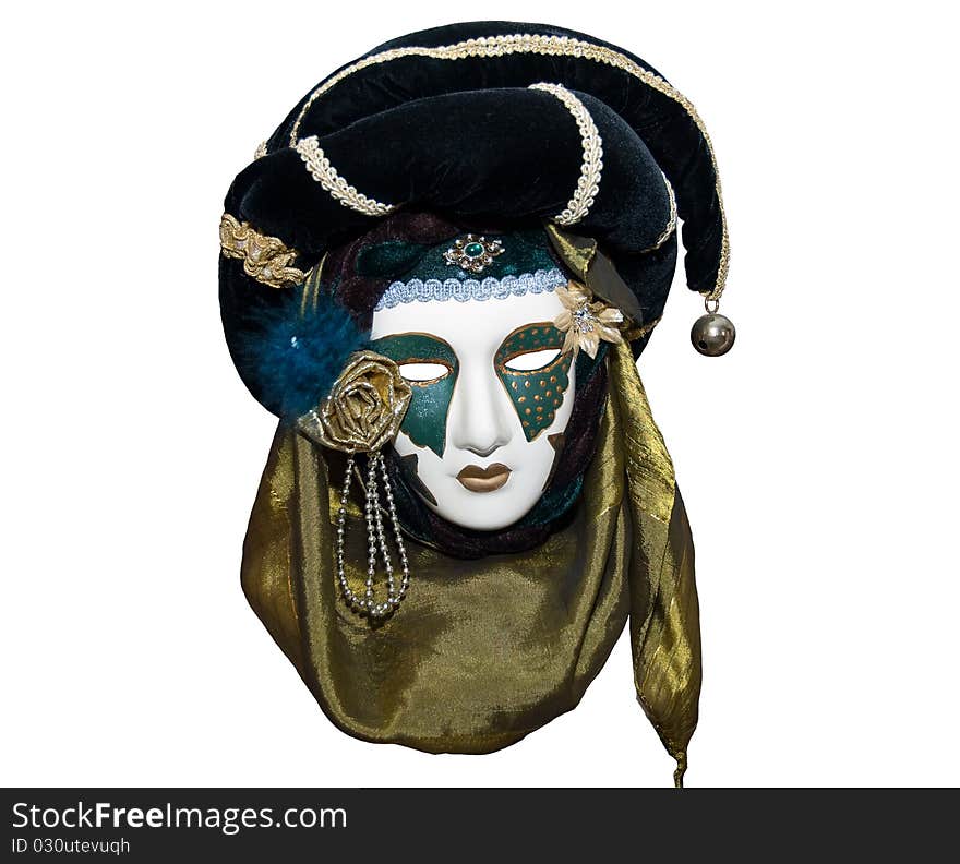 A beautiful carnivale mask from venice Italy