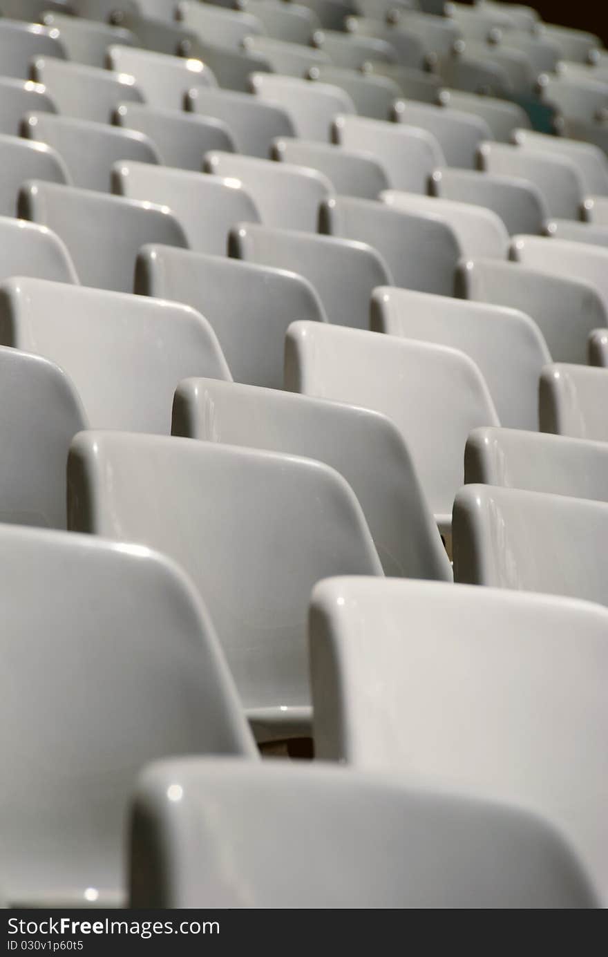 Chairs at stadium