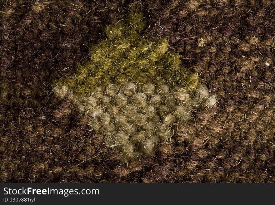 Close up of carpet structure with lots of threadс