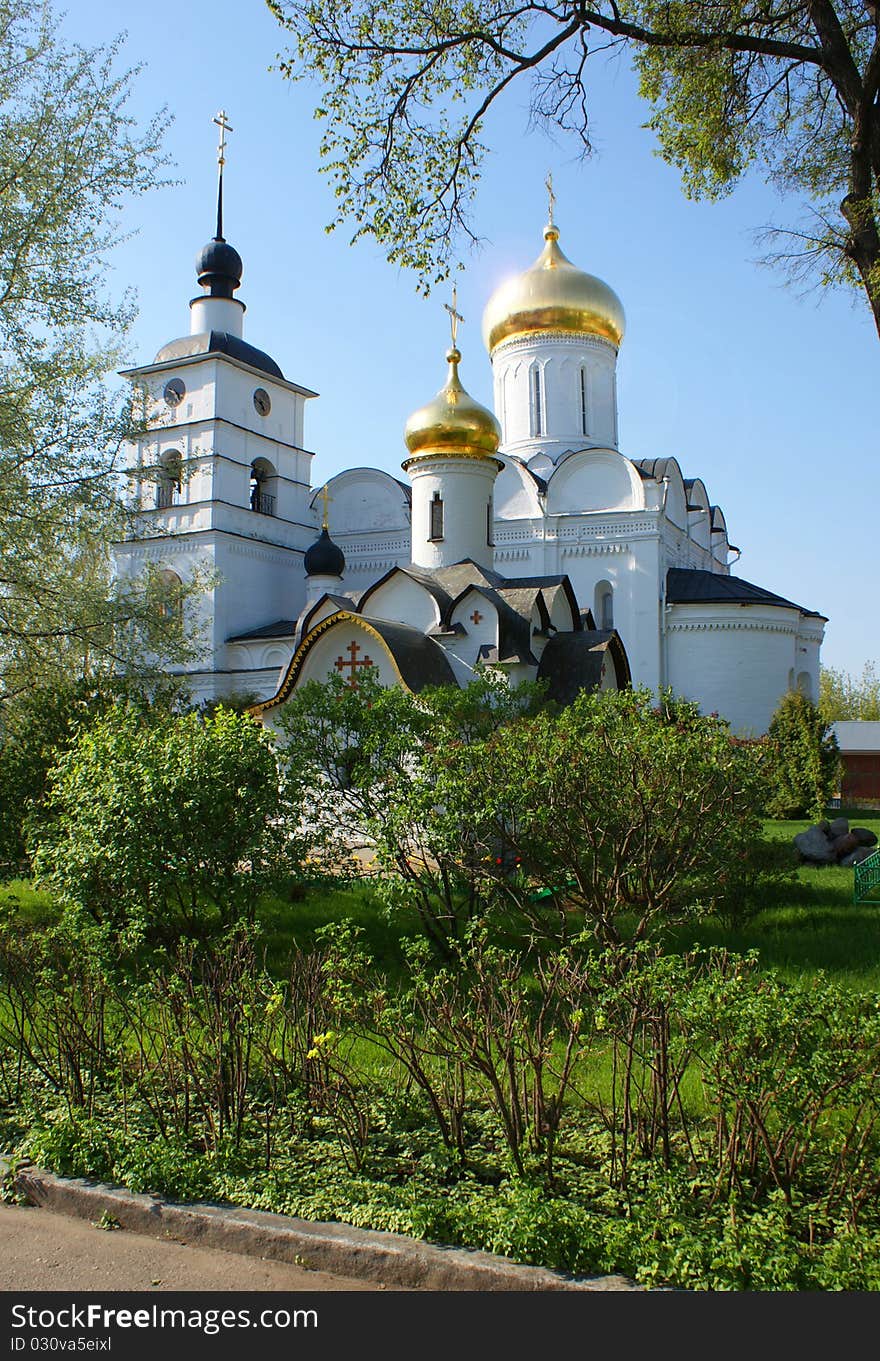 Beauti russian churches in Dmitrov. Beauti russian churches in Dmitrov