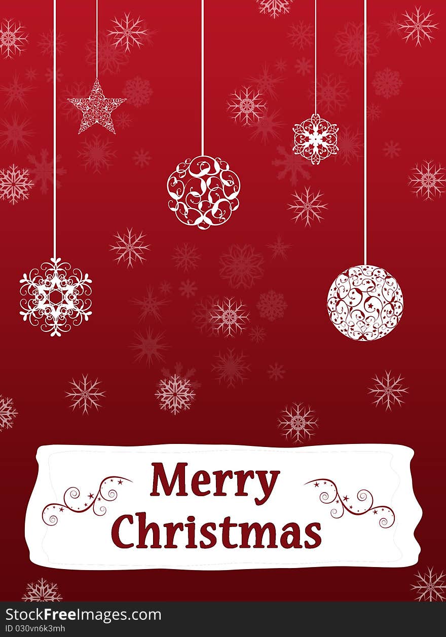 Red Christmas, New Year background