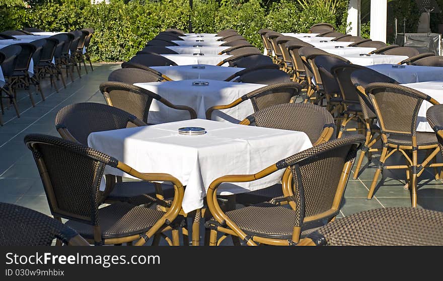 Table And Chairs In Outdoor