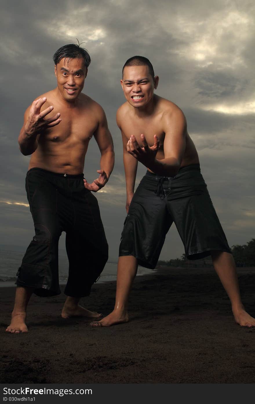 Men At The Beach