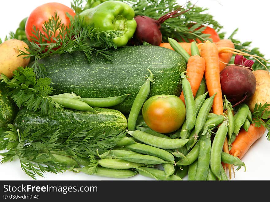 Fresh carrots on a white background. Fresh carrots on a white background