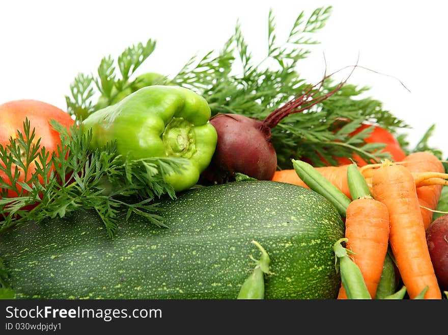 Fresh carrots on a white background. Fresh carrots on a white background