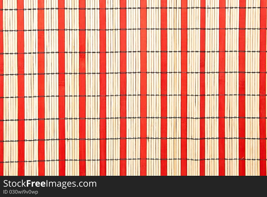 Red and white bamboo background