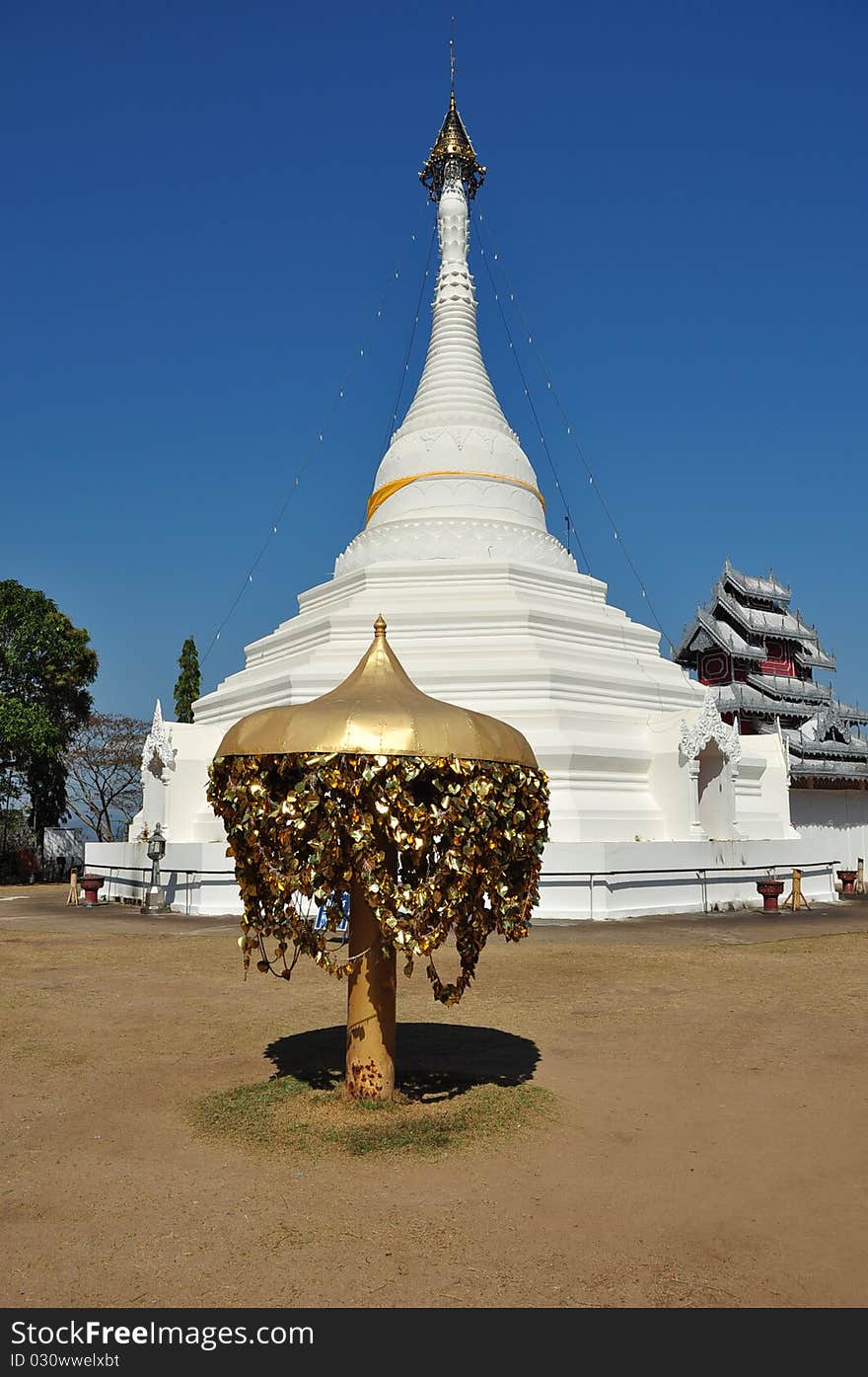 The temple Doi Kong Mu in Thailand