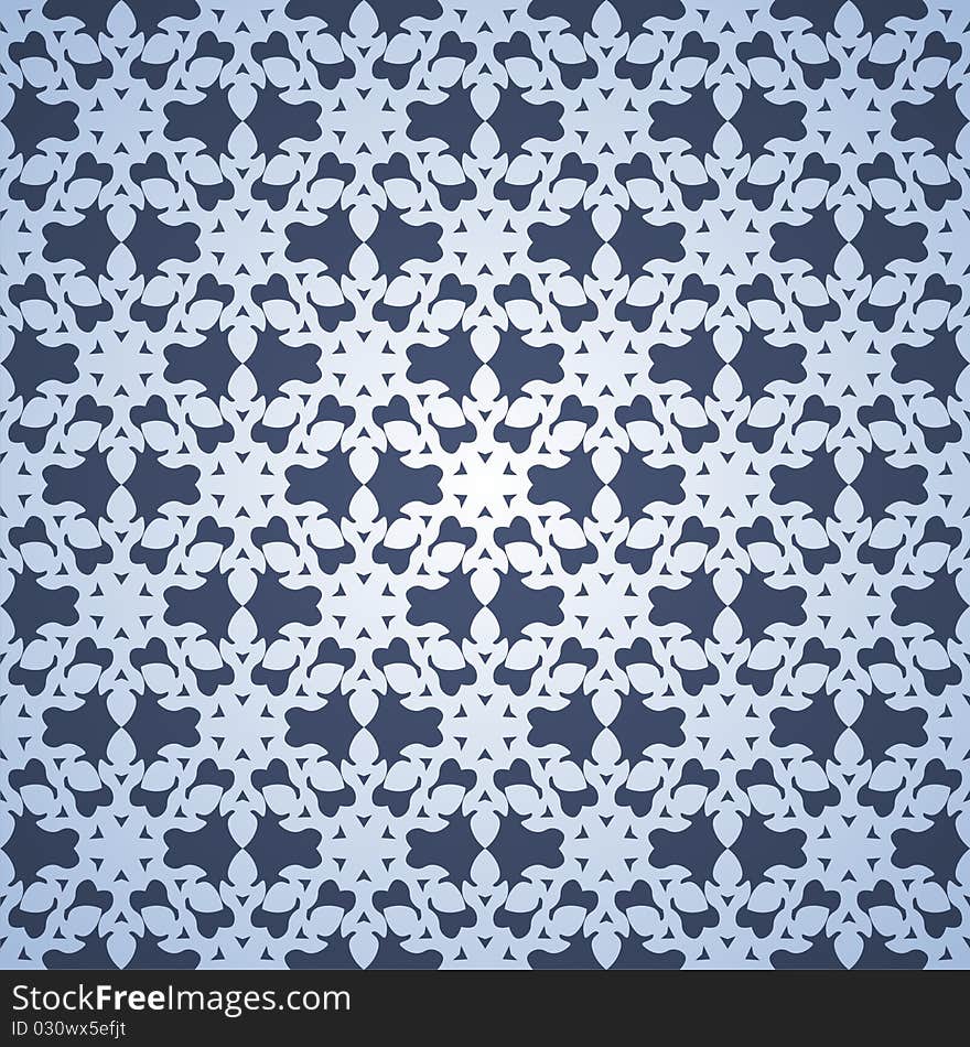 Blue seamless texture. Vector illustration.