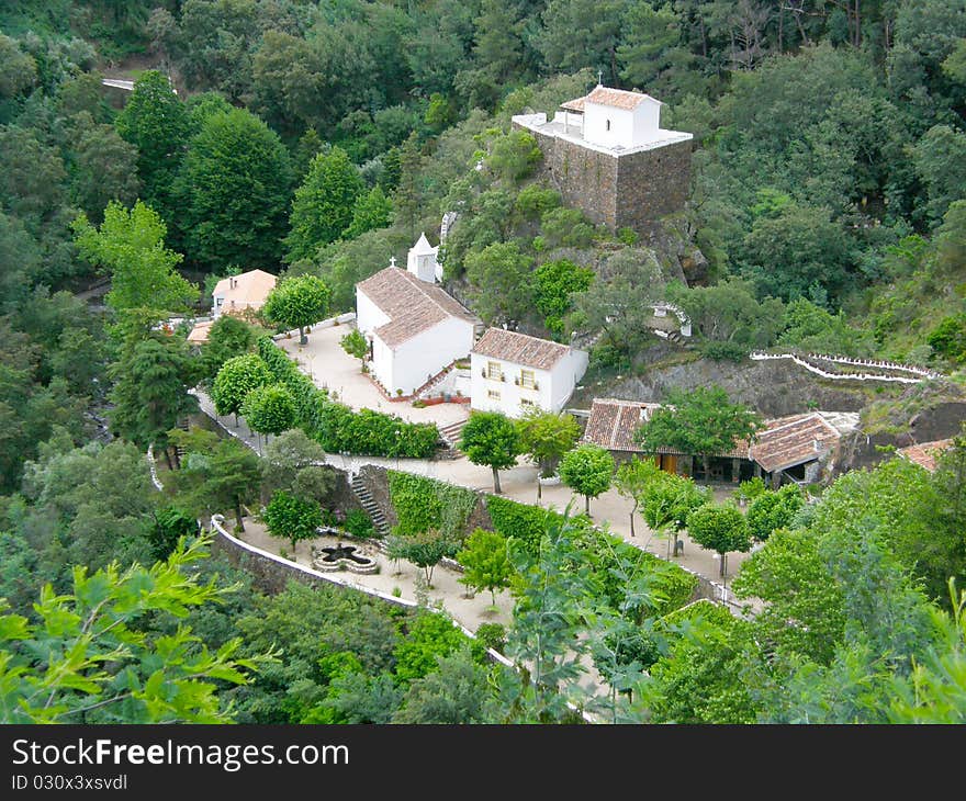 A sanctuary in the forest nearby the town of Lousã - Portugal.