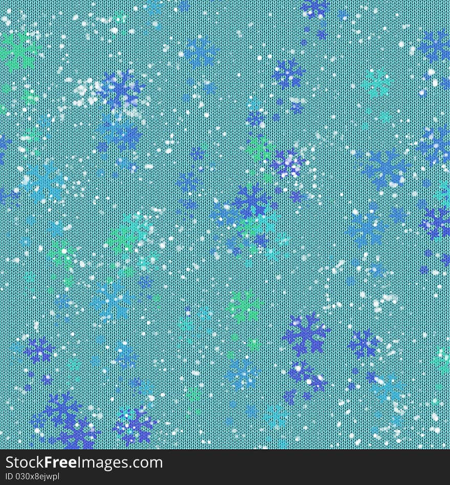 Blue winter Christmas background