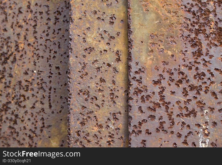 Texture of gate iron rusted. Texture of gate iron rusted