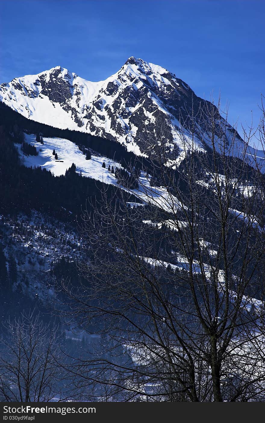 Fragment of one of the tops in austrian alps. Fragment of one of the tops in austrian alps