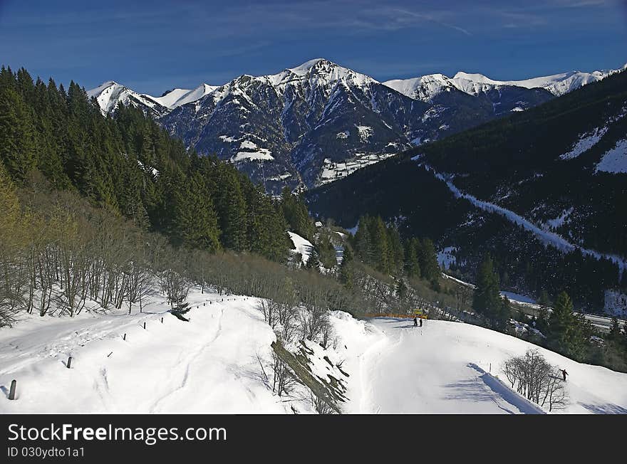 Beautiful scenery in austrian alps. Beautiful scenery in austrian alps