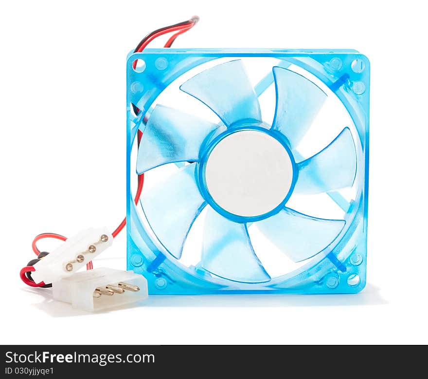 Computer fan isolated on a white background