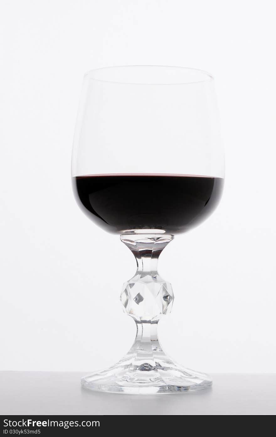 Close up image of win in a glass. Close up image of win in a glass