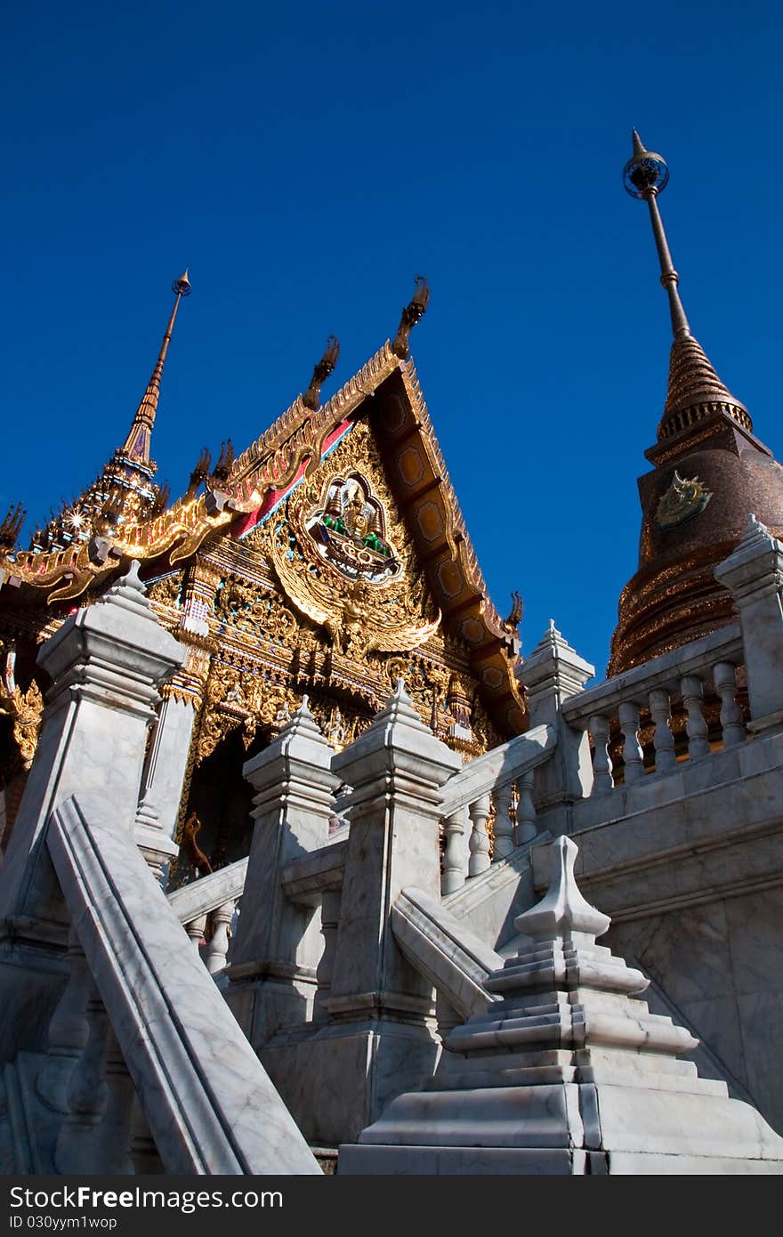 Buddha temple in Bangkok Thailand