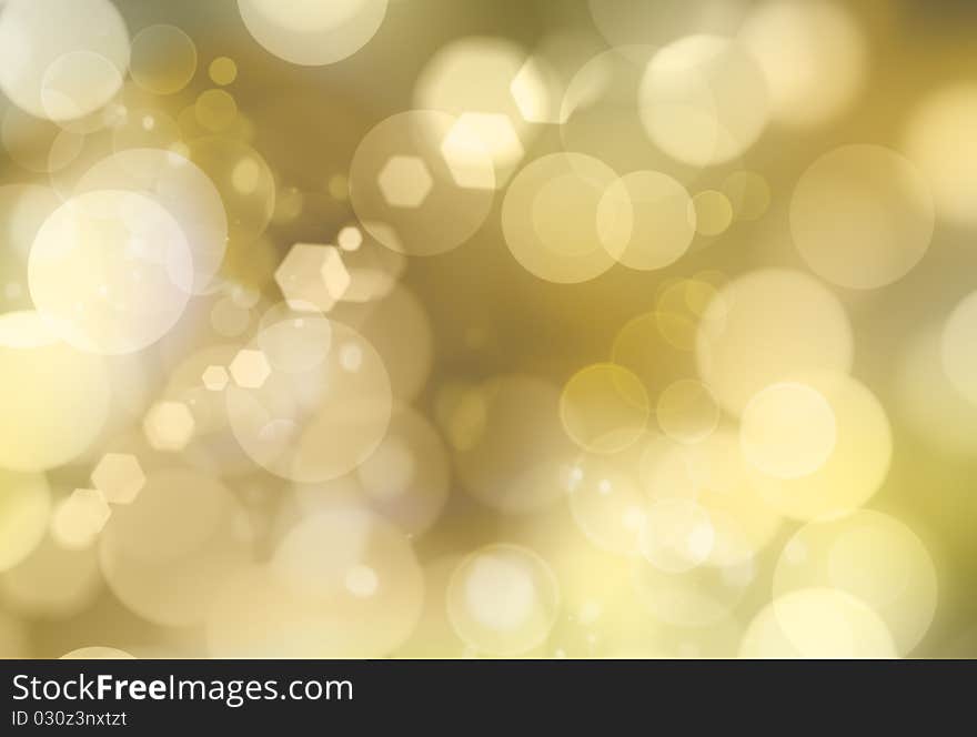 Abstract image with blurred lights