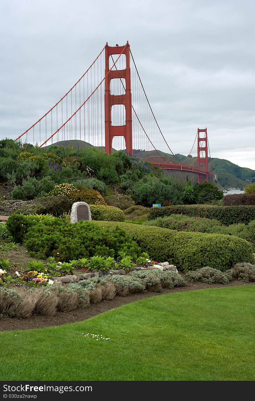 Golden Gate bridge in San Francisco