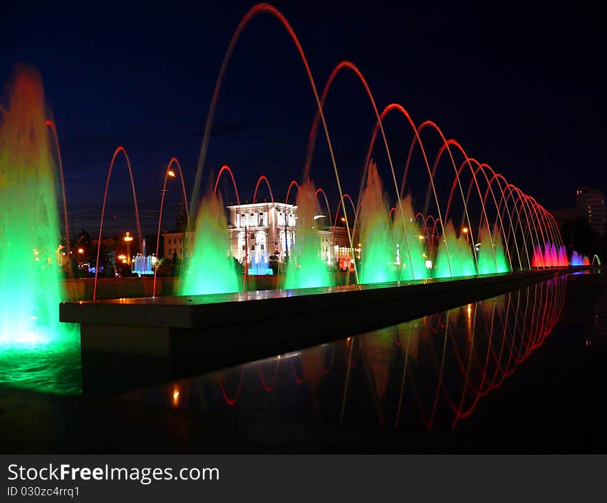 Color Fountains in Kazan