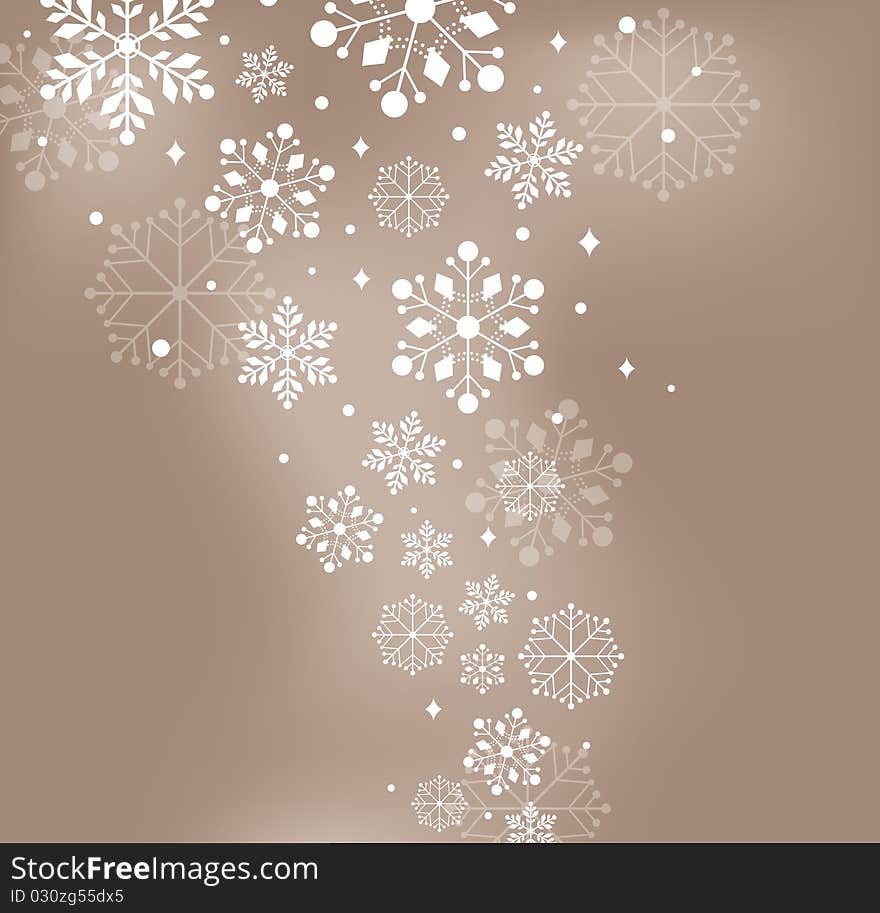 Abstract snow background