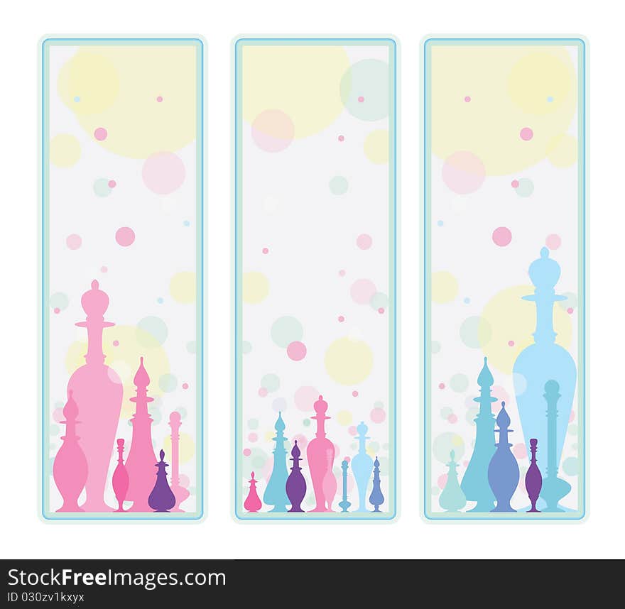 Perfume. Decorative Background