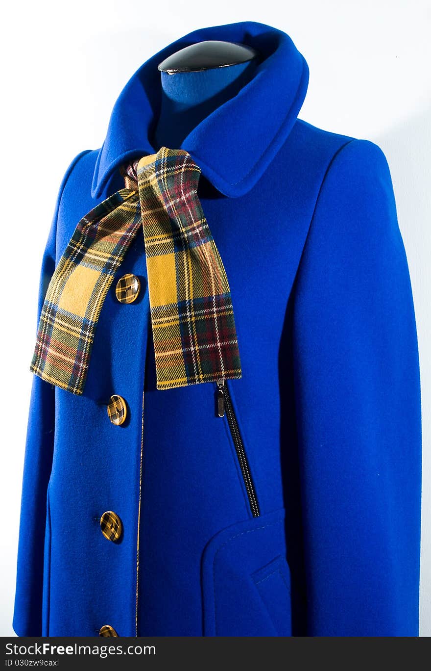 Blue Autumn Female  Coat