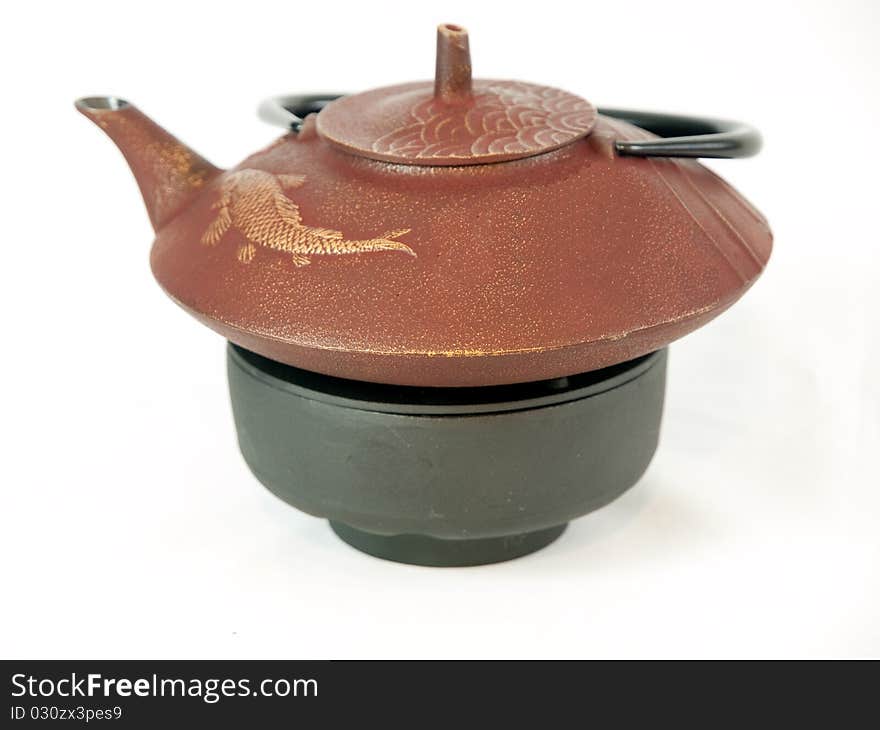 Cast iron teapots