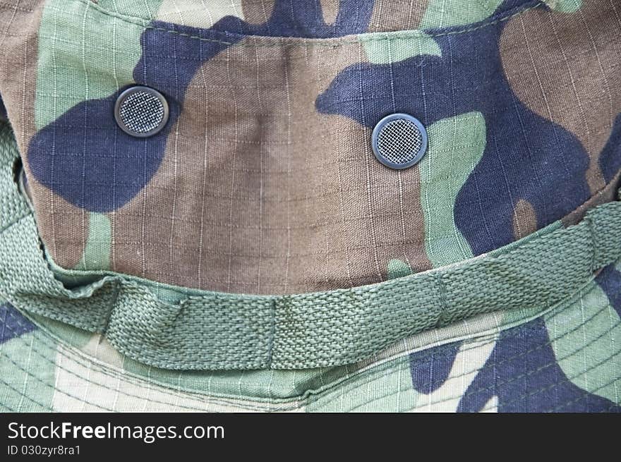 Army cap suite texture background