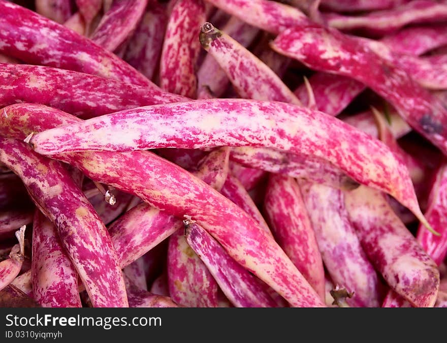 String bean closeup