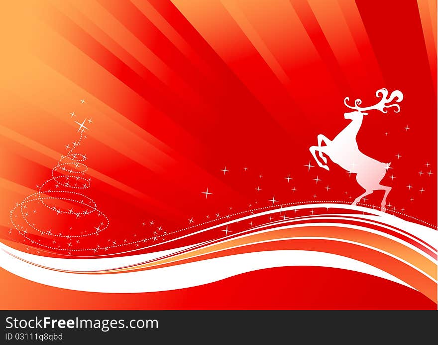 Reindeer And Shine Christmas Tree