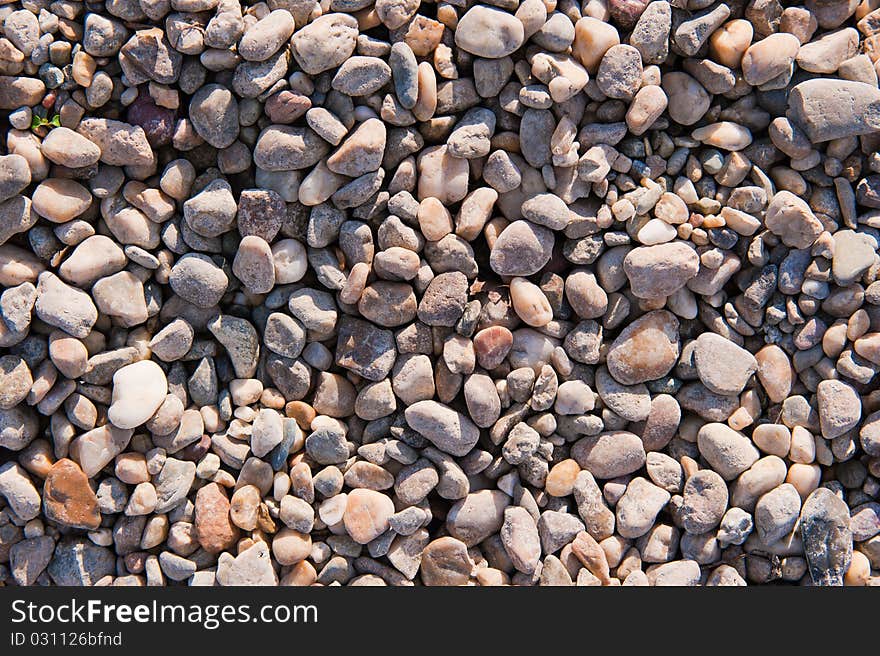 Beach rocks detail