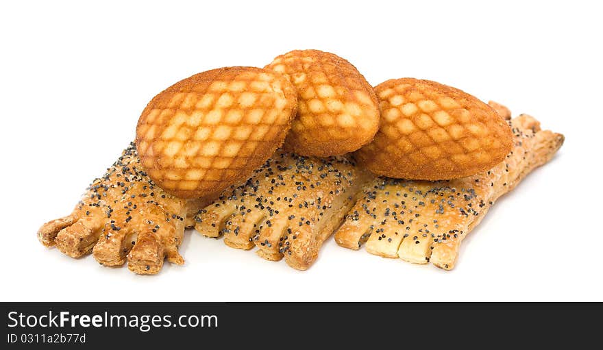 Cookies Isolated On A White