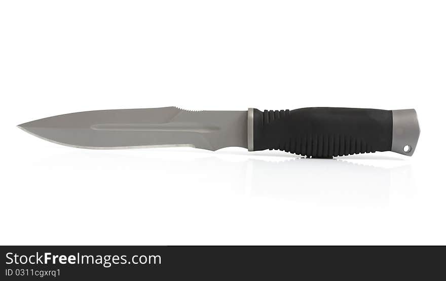 Carving Knife With Black Handle