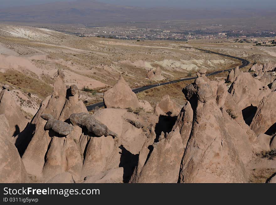 Cappadokia mountains