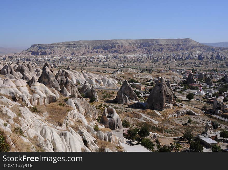 Cappadokia mountains