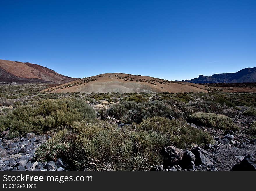 Scenic view over part of Tenerife. Scenic view over part of Tenerife