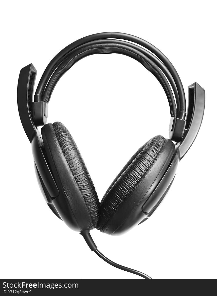 Large headphones black