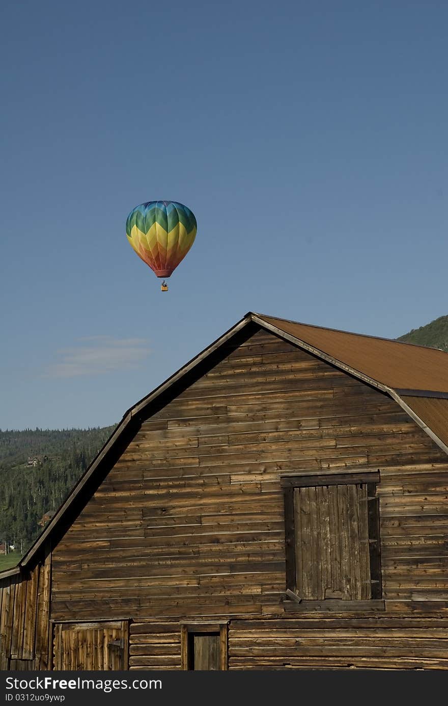 Old barn in Colorado