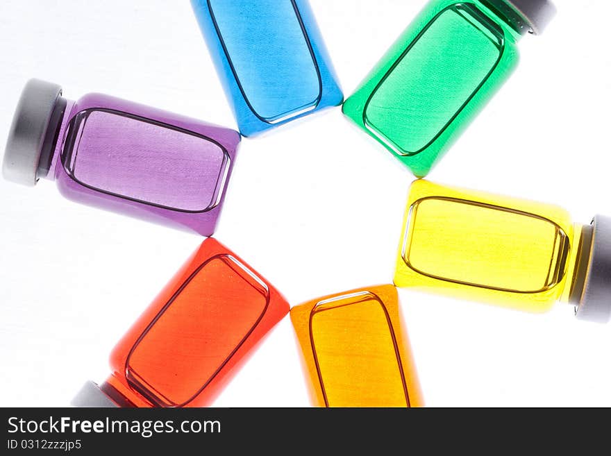 Colored Wheel of Medications, lit from below, ready for use. Colored Wheel of Medications, lit from below, ready for use.